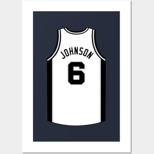 Avery Johnson San Antonio Jersey Qiangy Posters and Art